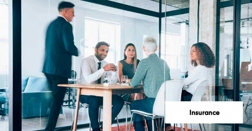Team of insurance professionals having a meeting Team of insurance professionals having a meeting