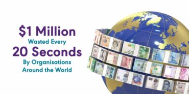 $1 million wasted every 20 seconds by organisations around the world