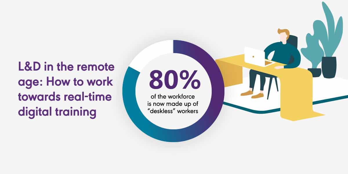 80% of the workplace is now made up of 'deskless' workers 80% of the workplace is now made up of 'deskless' workers