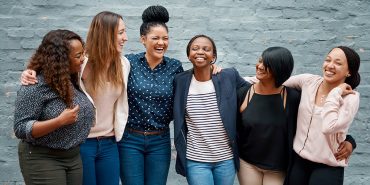 Group of women smiling