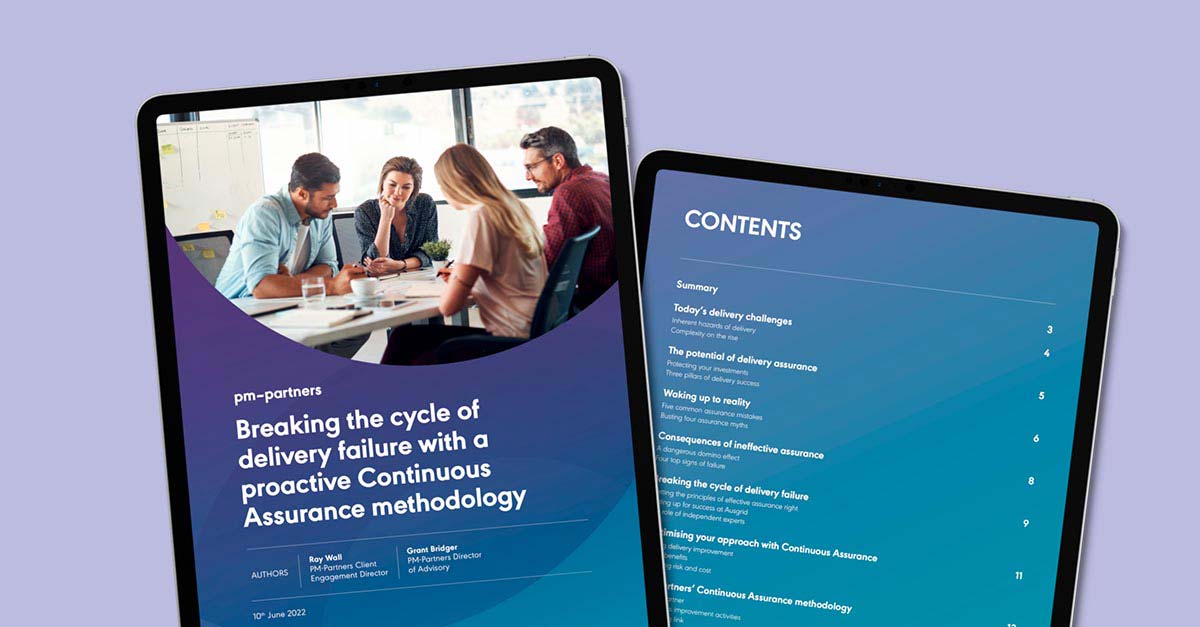 Breaking the cycle of a delivery failure with a proactive Continuous Assurance methodology