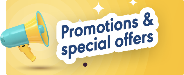 Promotions & special offers