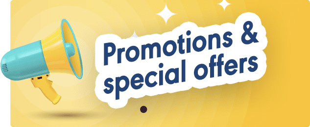 Promotions & special offers