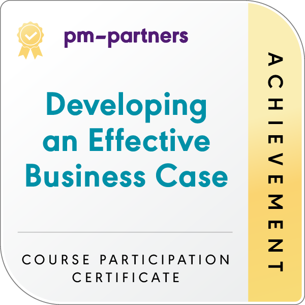 Developing an Effective Business Case badge logo