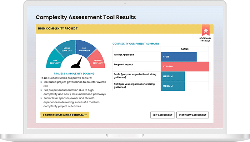 Complexity Assessment results sample