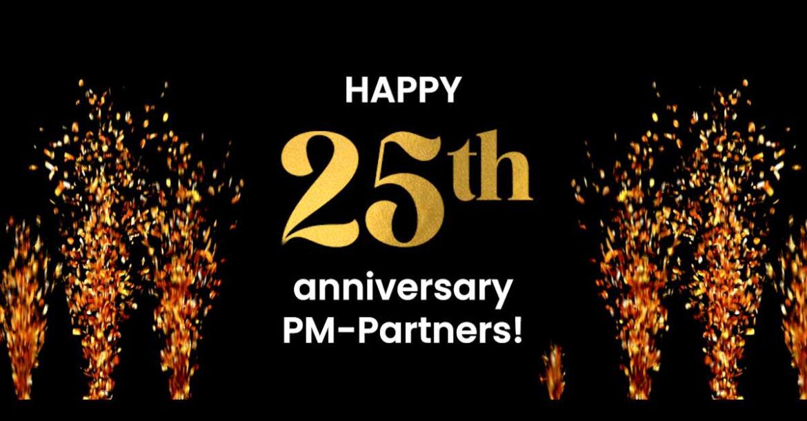 Happy 25th anniversary PM-Partners!