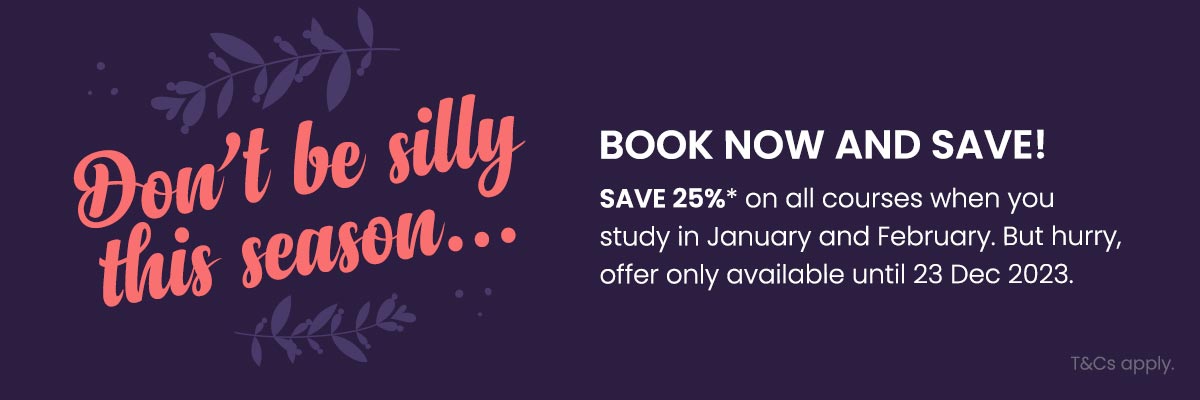 Don't be silly this season... Book now and save!